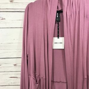 Agnes & Dora Cascade Dark Mauve (pockets)